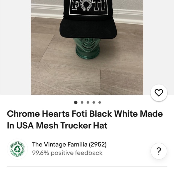 Chrome hearts hat foti 100% authentic - Picture 12 of 12